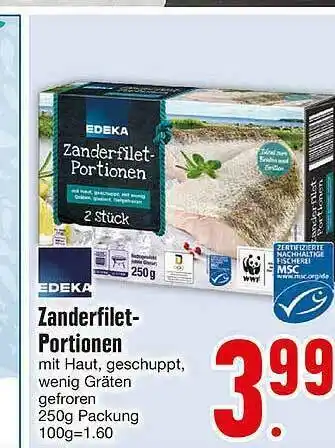 Edeka Edeka Zanderfilet Portionen Angebot