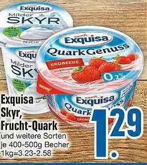 Edeka Exquisa Skyr, Frucht-quark Angebot