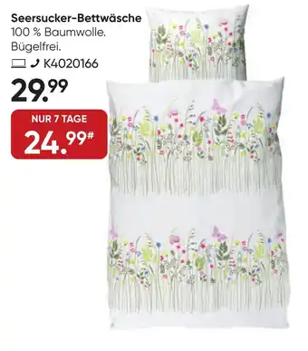 Galeria Seersucker-Bettwäsche Angebot