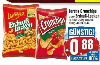 Edeka Lorenz Crunchips Oder Ednuß-locken Angebot