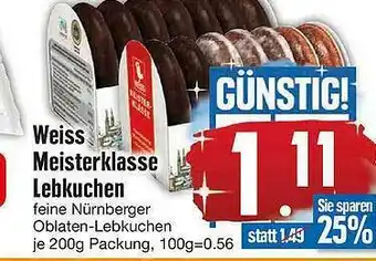 Edeka Weiss Meisterklasse Lebkuchen Angebot