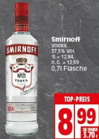 Elli Markt Smirnoff Vodka 0,7 L Flasche Angebot