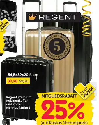 Rusta Regent Premium Kabinenkoffer und Koffer Angebot