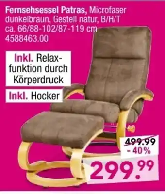 Möbel Boss Fernsehsessel Patras Angebot