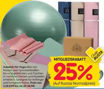 Rusta Zubehör für Yoga Angebot