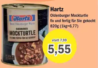 Aktiv Irma Hartz Oldenburger Mockturtle 820 g Angebot