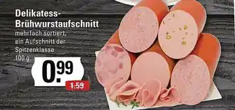 Edeka Delikatess Brühwurstaufschnitt Angebot