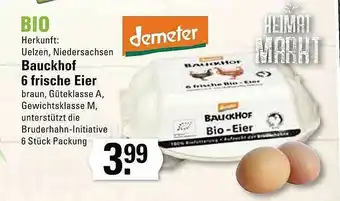 Edeka Demeter Bauckof 6 Frische Eier Angebot