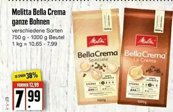 Edeka Frischemarkt Melitta Bella Crema Ganze Bohnen Angebot