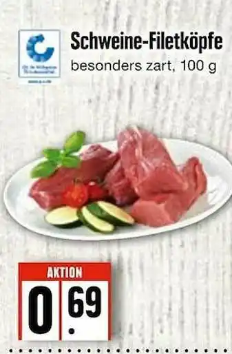 Edeka Frischemarkt Schweine-filetköpfe Angebot