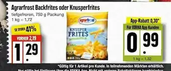 Edeka Frischemarkt Agrarfrost Backfrites Oder Knusperfrites Angebot