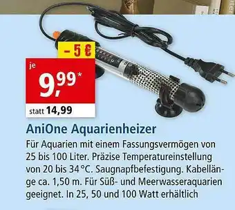 Fressnapf Anione Aquarienheizer Angebot