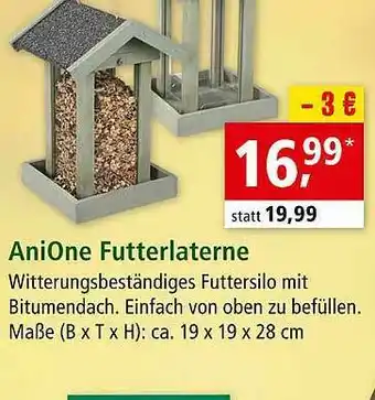 Fressnapf Anione Futterlaterne Angebot