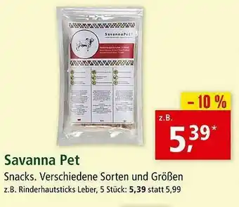 Fressnapf Savanna Pet Angebot