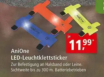 Fressnapf Anione Led-leuchtklettsticker Angebot