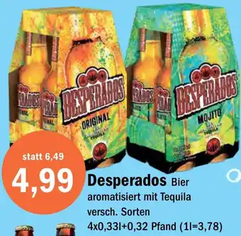 Aktiv Irma Desperados Bier 4x0,33 L Angebot