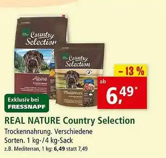 Fressnapf Real Nature Country Selection Trockennahrung Angebot