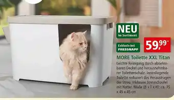 Fressnapf More Toilette XXL Titan Angebot