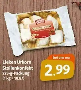 Markant Lieken Urkorn Stollenkonfekt Angebot