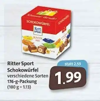 Markant Ritter Sport Schokowürfel Angebot