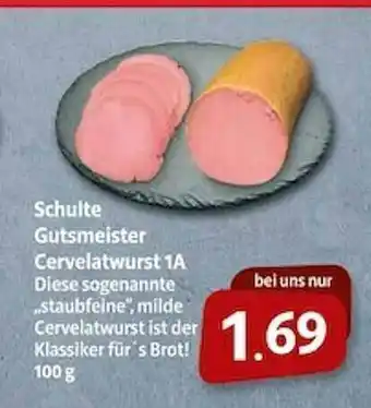 Markant Schulte Gutsmeister Cervelatwurst 1a Angebot