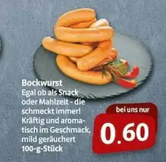 Markant Bockwurst Angebot