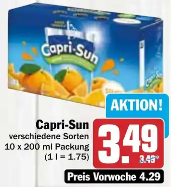 Hit Capri-Sun 10 x 200 ml Packung Angebot