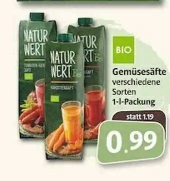 Markant Natur Wert Gemüsesäfte Angebot