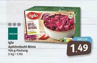 Markant Iglo Apfelrotkohl Minis Angebot