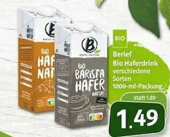 Markant Berief Bio Haferdrink Angebot