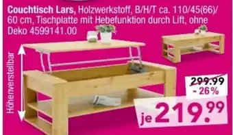 Möbel Boss Couchtisch Lars Angebot