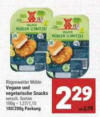 Marktkauf Rügenwalder Mühle Vegane Und Vegetarisches Snacks Angebot