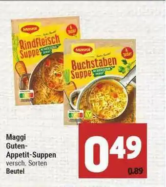 Marktkauf Maggi Guten Appetit-suppen Angebot