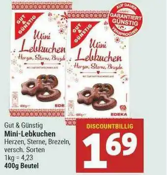 Marktkauf Gut & Günstig Mini-lebkuchen Angebot