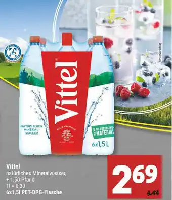 Marktkauf Vittel Natürliches Mineralwasser Angebot