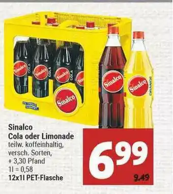 Marktkauf Sinalco Cola Oder Limonade Angebot