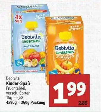 Marktkauf Bebivita Kinder-spaß Angebot