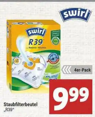 Marktkauf Swirl Staubfilterbeutel R39 Angebot