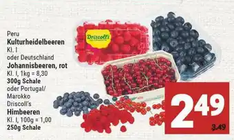 Marktkauf Kulturheidelbeeren Oder Johannisbeeren, Rot Oder Himbeeren Angebot