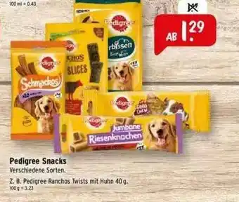 Raiffeisen Markt Pedigree Snacks Angebot