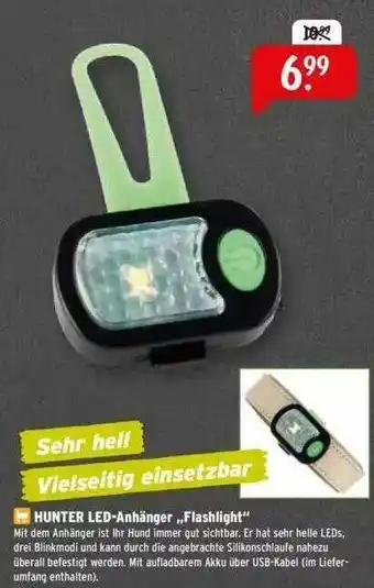 Raiffeisen Markt Hunter Led-anhänger Flashlight Angebot