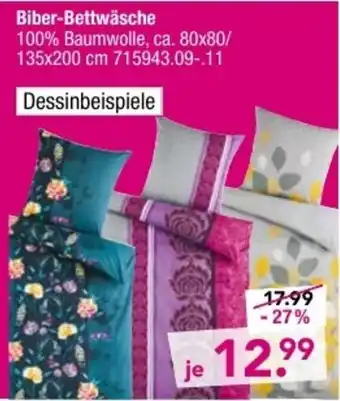 Möbel Boss Biber Bettwäsche Angebot