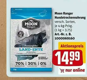 REWE Moon Ranger Hundetrockennahrung Angebot