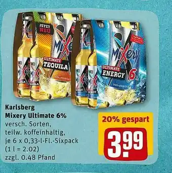 REWE Karlsberg Mixery Ultimate 6% Angebot