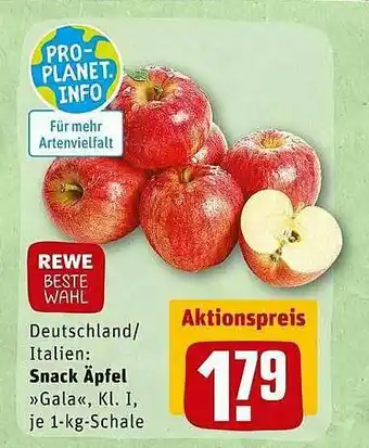 REWE Rewe Beste Wahl Snack äpfel „gala” Angebot