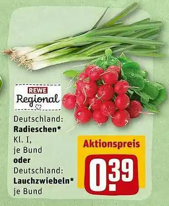 REWE Radieschen Oder Lauchzwiebeln Angebot