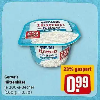 REWE Gervais Hüttenkäse Angebot