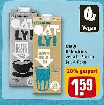 REWE Oatly Haferdrink Angebot