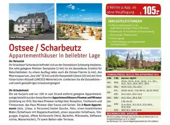 REWE Reisen Ostsee & Scharbeutz Angebot
