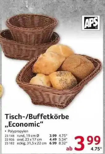 Selgros Aps Tisch- Buffetkörbe „economic” Angebot